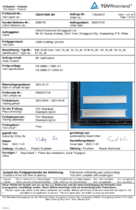 Trunking for cables